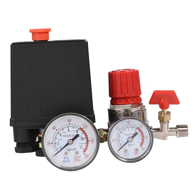 LiebeWH Air Compressor Pressure Switch, Piston Type V Seal for Efficient Control 0.05-1.2Mpa 3000Lmin for Air Systems - Image 3
