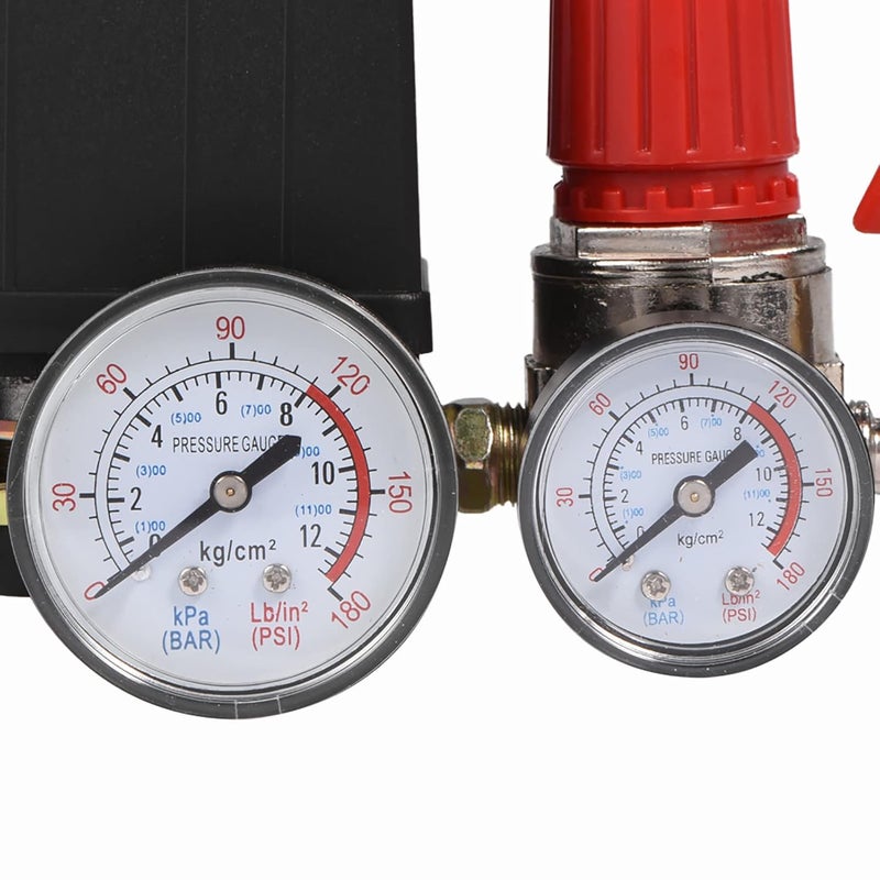LiebeWH Air Compressor Pressure Switch, Piston Type V Seal for Efficient Control 0.05-1.2Mpa 3000Lmin for Air Systems - Image 2