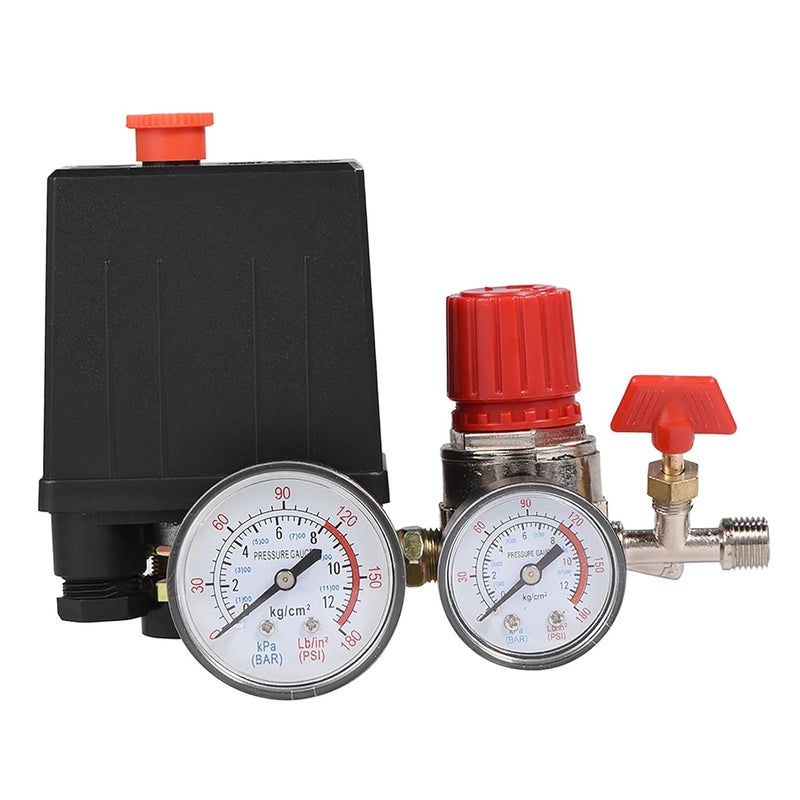 LiebeWH Air Compressor Pressure Switch, Piston Type V Seal for Efficient Control 0.05-1.2Mpa 3000Lmin for Air Systems - Image 5