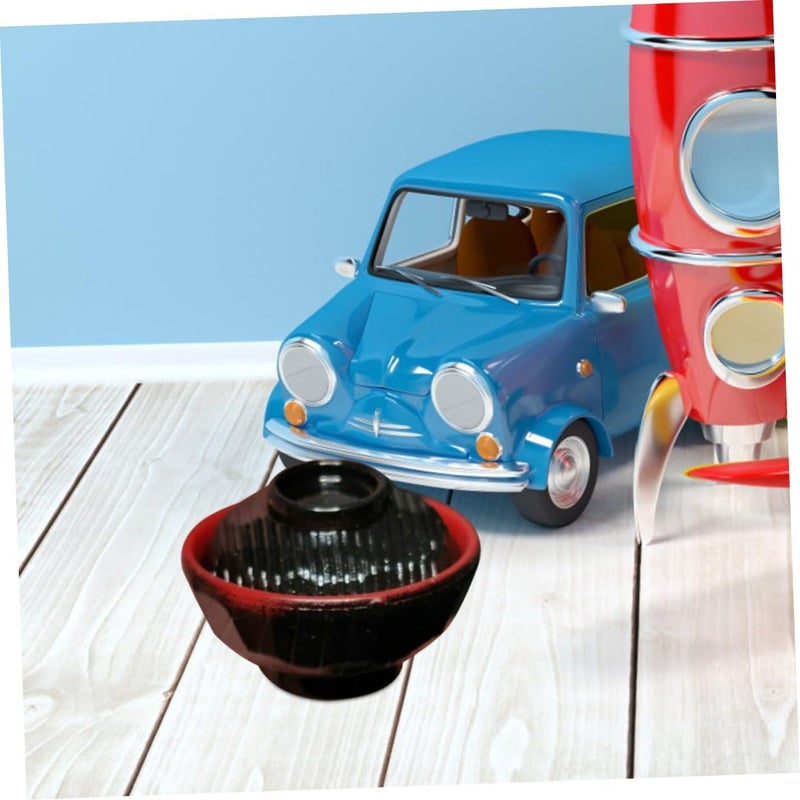 Mini Japanese Style Soup Bowls With Lids Lightweight Dollhouse Miniature Bowls For Decoration And Play - Image 4