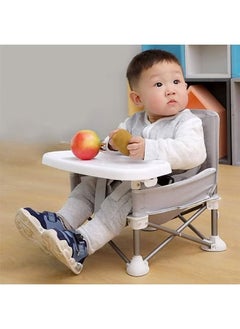 Gonice Removable Portable Children's Dining Chair Portable Booster Seat Beach Booster Seat Travel Belt Tray Booster Seat  - Image 2