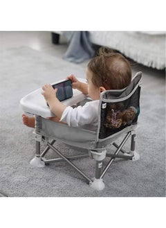 Gonice Removable Portable Children's Dining Chair Portable Booster Seat Beach Booster Seat Travel Belt Tray Booster Seat  - Image 3