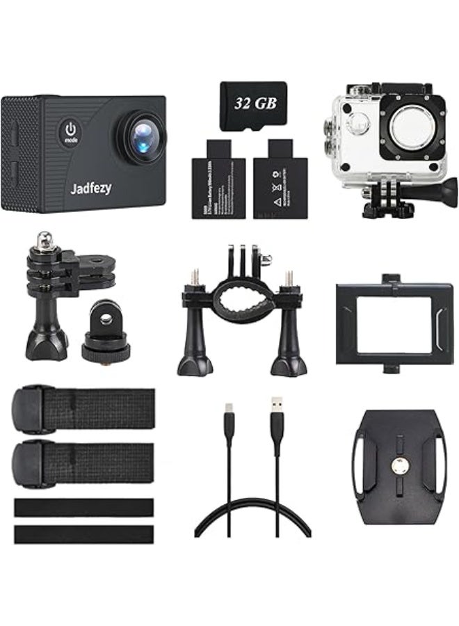 چادفيزي كاميرا اكشن FHD 1080P مع بطاقة 32GB - Image 2