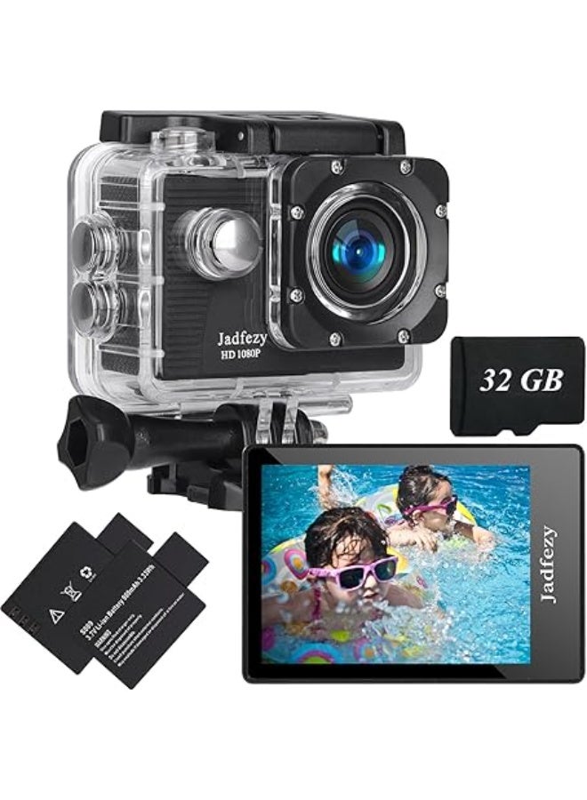 چادفيزي كاميرا اكشن FHD 1080P مع بطاقة 32GB - Image 1
