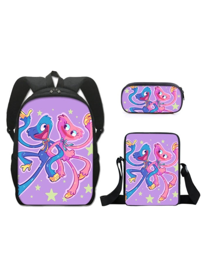 FORTNITE Fortnite Backpack with Large Capacity Three Piece Backpack and Student backpack 