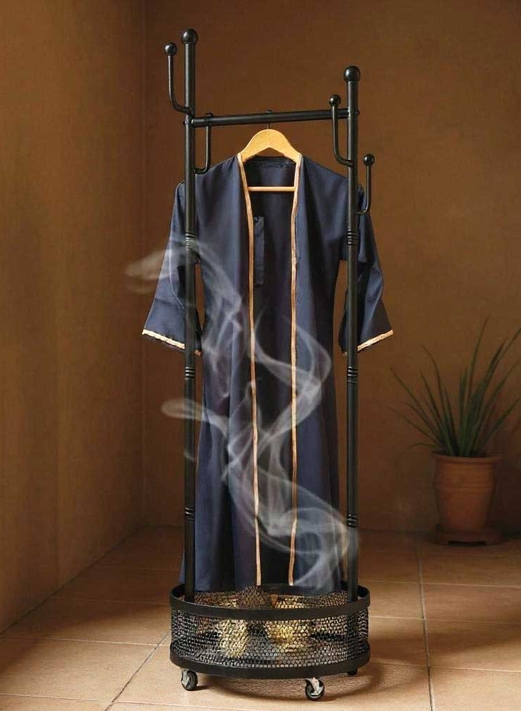 Clothes Incense Burner Stand - 165cm Tall High Quality Bakhoor Burner stand hanger with Oud Incense Holders and accessories  - Image 4