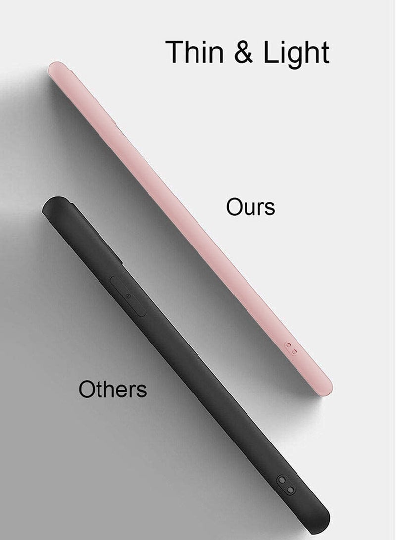 Wtech Apple iPhone 17 Pro 5G 2025 Luxury Premium Quality Liquid Silicone Case Cover (MCRPSN) - Light Pink - Image 4