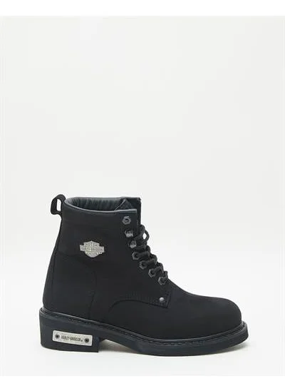 هارلي ديفيدسون Gibson Women's Black Nubuck Boots