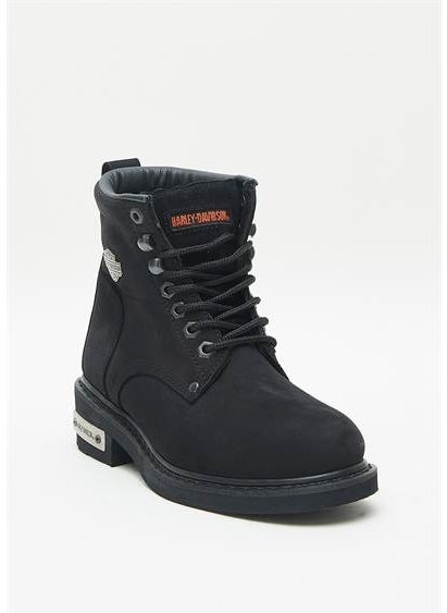 HARLEY DAVIDSON Gibson Women's Black Nubuck Boots  - Image 2