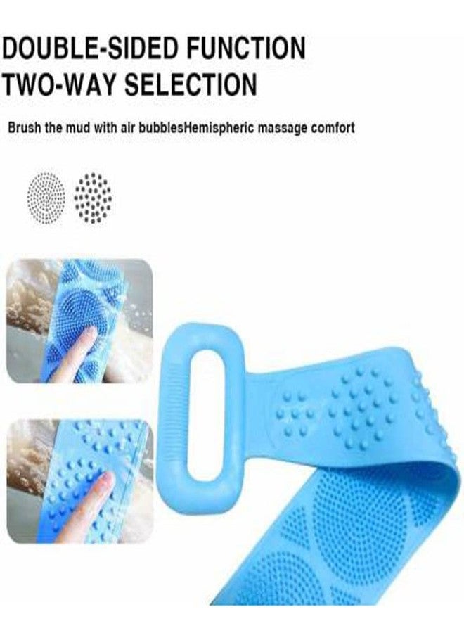 Nirvani Bath Brush Bathing Belt Body Wash Brush Back Scrubber Body Washer For Dead Skin Removal For Men Women Kids Unisex (Multicolor) - Image 5