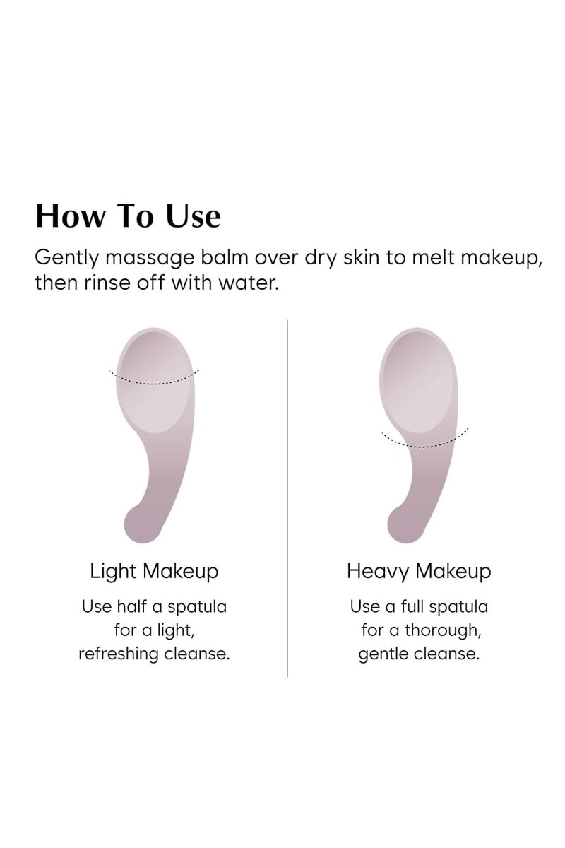 Midha Rice Cleansing Balm is a gentle, non-irritating cleanser that melts away makeup, sunscreen, and daily buildup. Its soft, buttery balm to oil texture glides on smoothly and rinses off clean, leaving skin fresh, hydrated, and balanced. - Image 3