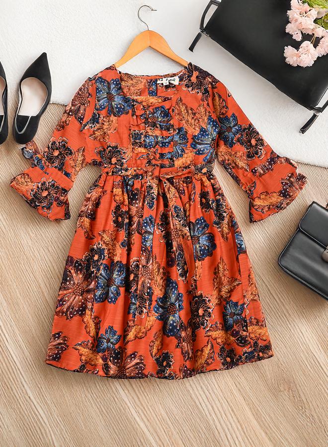 بيلا مودا فستان بطبعة زهور - Image 1