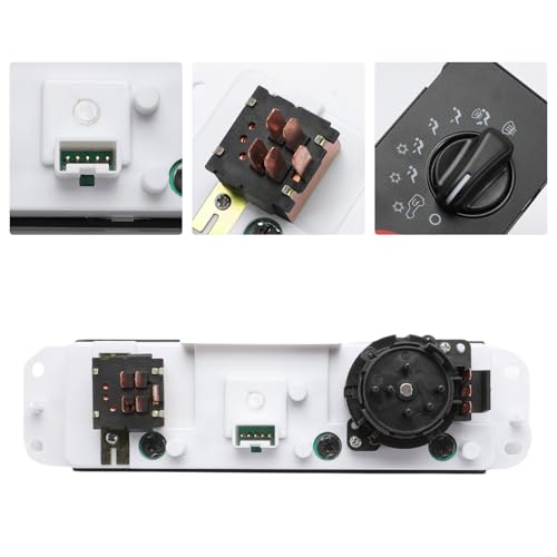 Anlseiod HVAC Climate Control Panel for Wrangler TJ 1999 2000 2001 2002 2003 2004 Heater Selector Control Switch Climate Heater Panel Blower Motor Switch Replace 55037473AB BL101 HS-373 - Image 2