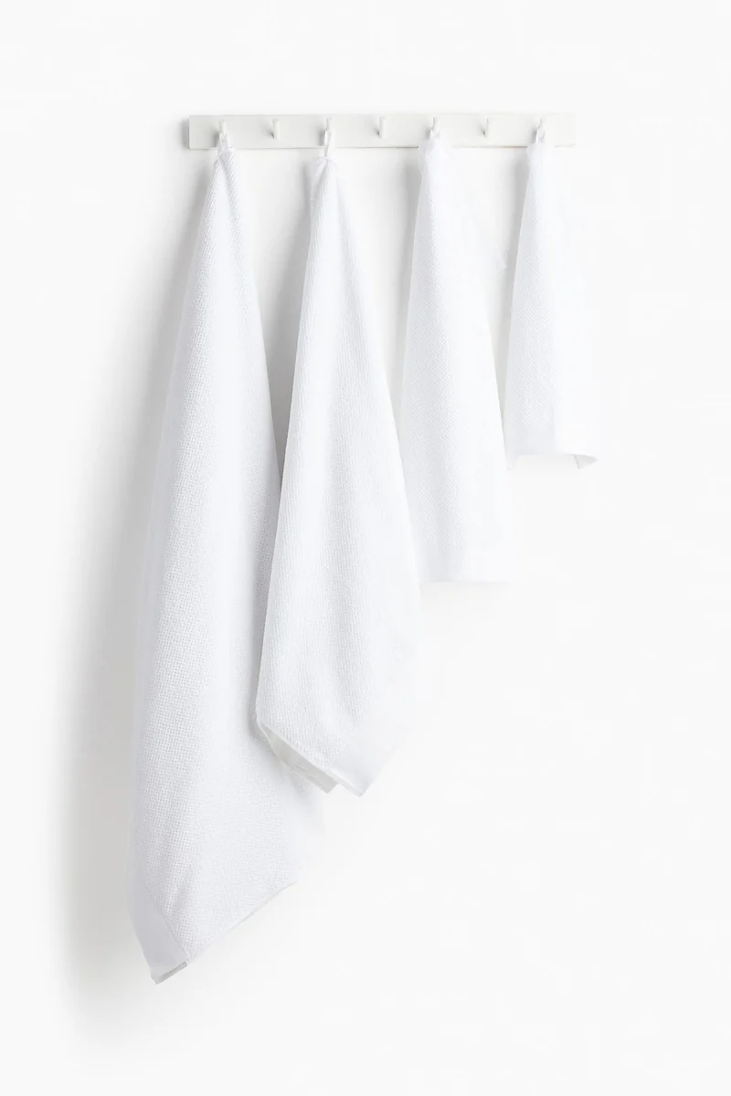 H&M 2-pack cotton terry guest towels