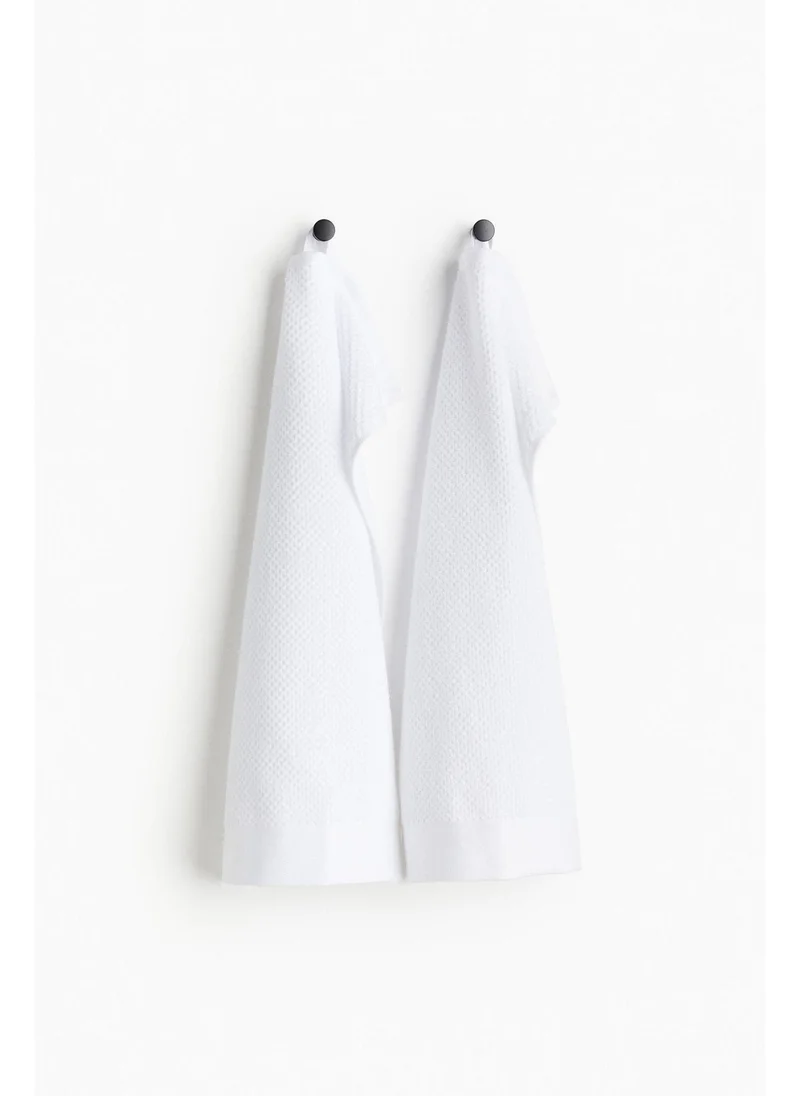 H&M 2-pack cotton terry guest towels