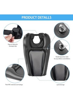 Ocean Portable Inflatable Rinse Basin For Washing And Cutting Hair At Home And In Bed Without A Salon Chair,Inflatable Shampoo Bowl Bed Washing Basin For Elderly Disabled  - Image 4