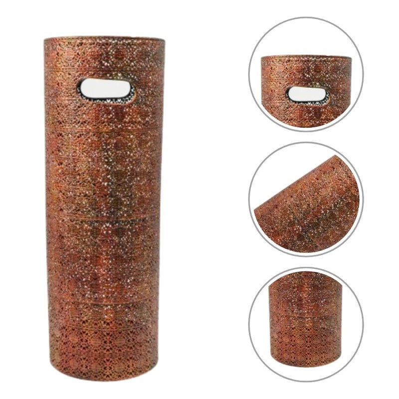 Concepts 21 inch Heavy Duty Metal Umbrella Stand - Durable Storage Holder for Umbrellas - Indoor and Outdoor Use - Stylish and Modern Organizer for Entryways. (Copper Lace) - Image 3
