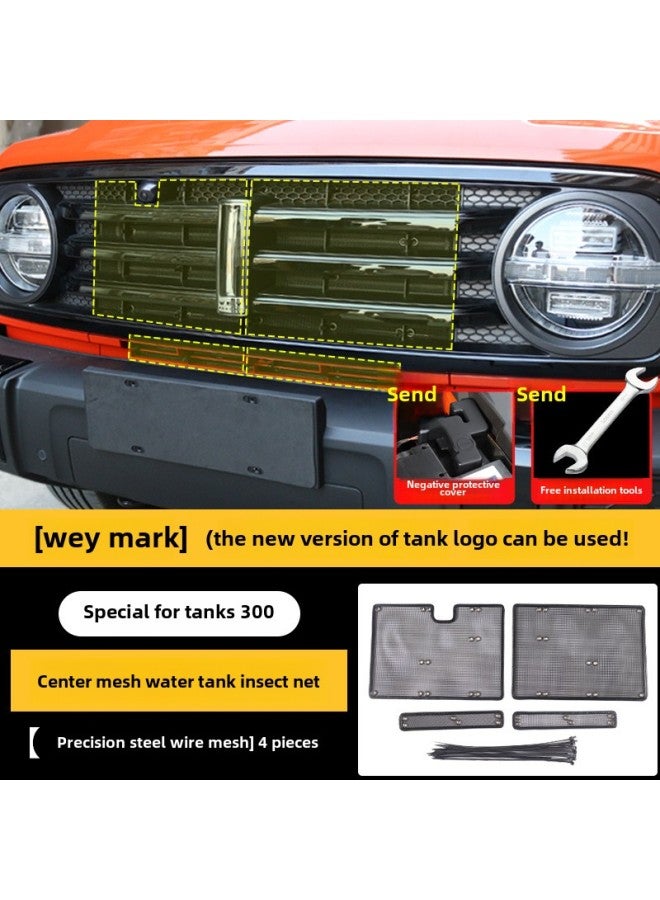 Tank 300 Insect Mesh Water Tank Mosquito Protection China Net Cross-country City Ranger Border Edition Modification Special Accessories-Color:Tank 300 Split Insect Net Comes With Negative Protective Cover + Tools-Specifications:Standard  - Image 1