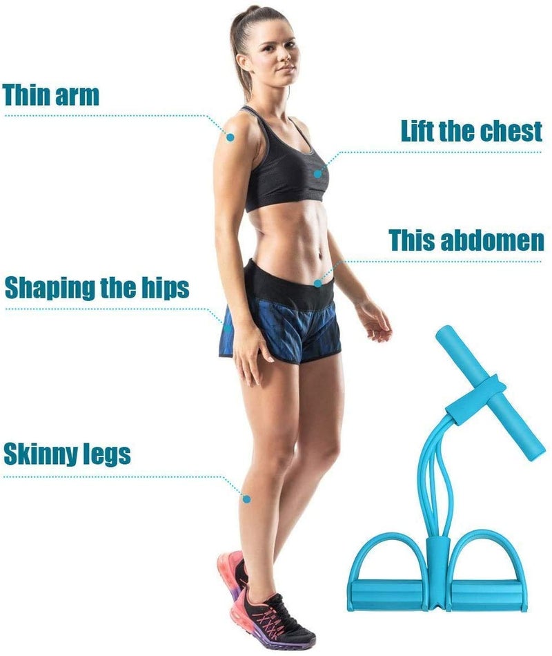 TEKCOOL Double Spring Tummy Trimmer Men and Women for Abs Workout Stomach Exercise Machine for Women and Men Exercise in Gym - Image 2