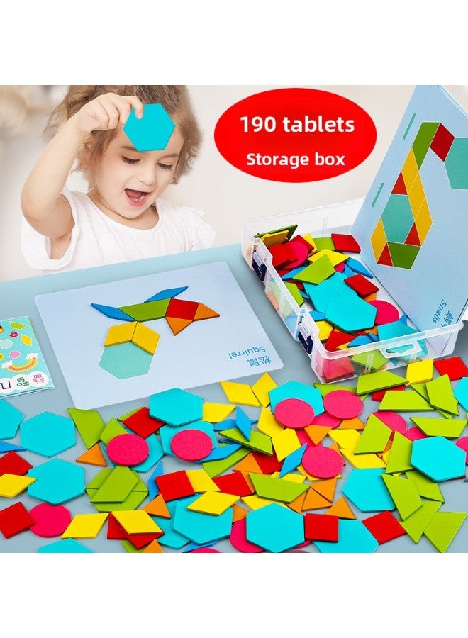 Children's Puzzle Puzzle Puzzle Puzzle Toy Montessori Early Education First Grade Primary School Magnetic Kindergarten Teaching Aids-Color:194 Magnetic Paste + Magnetic Box (including 100 Counting Bar) - Image 3