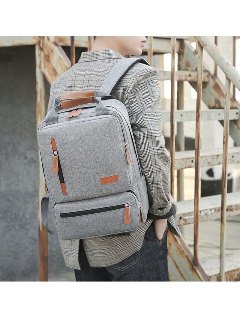 3-Piece School Travel Backpack SetWomen Men Laptop Backpack Shoulder Bag Small Pocket for Travel School Business Work College - Image 2