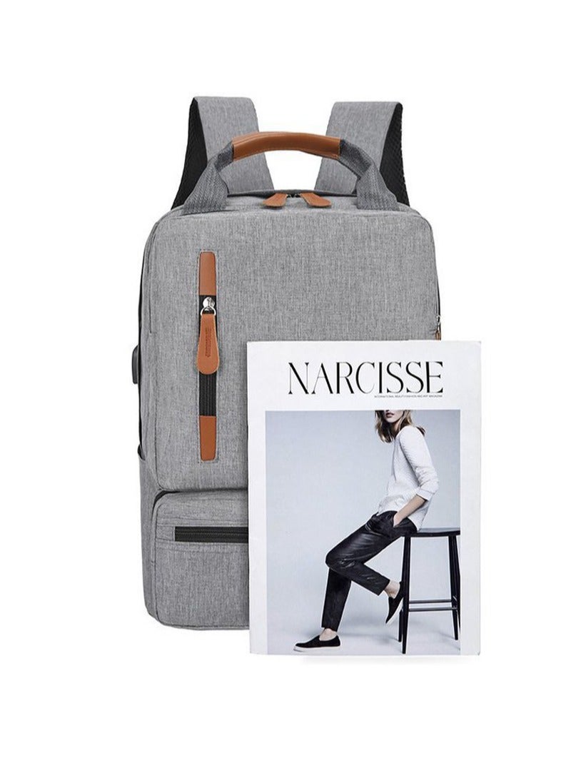 3-Piece School Travel Backpack SetWomen Men Laptop Backpack Shoulder Bag Small Pocket for Travel School Business Work College - Image 3