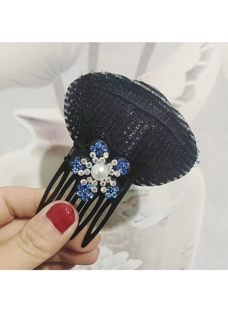Arabest Invisible Height-Increasing Hair Pad 2# blue water drill flower 