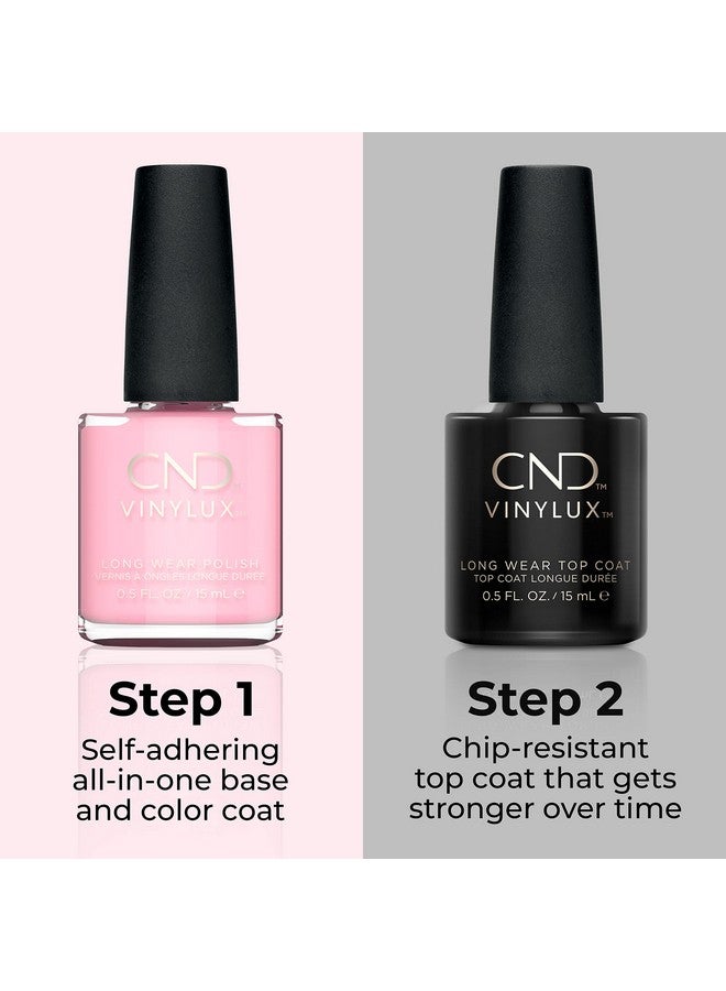 CND Vinylux Longwear Pink Nail Polish Gellike Shine & Chip Resistant Color 0.5 Fl Oz - Image 4