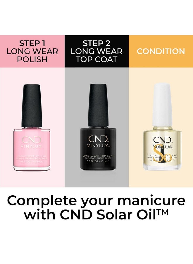 CND Vinylux Longwear Pink Nail Polish Gellike Shine & Chip Resistant Color 0.5 Fl Oz - Image 5