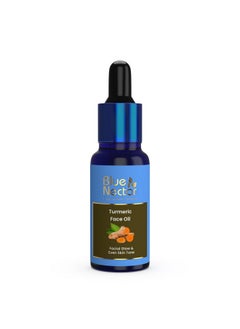 Blue Nectar Blue Nectar Turmeric Face Serum for Glowing Skin | Plant Based Face Oil for Glowing Skin | Tan Removal Skin Brightening Serum for Face (16 Herbs, 30 ml)  - Image 1