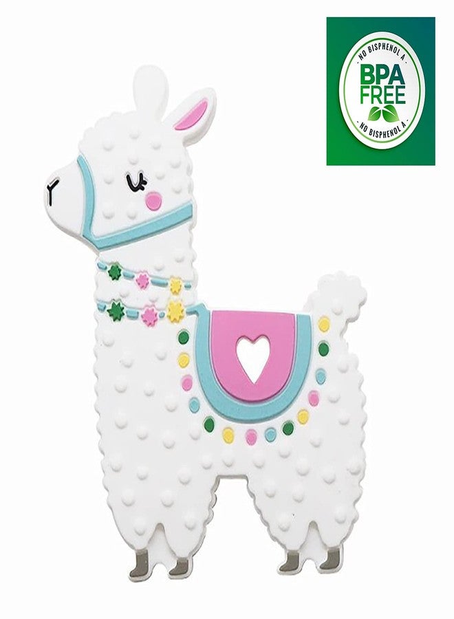 GUCHIGU Teethers for Babies | BPA Free Silicone Soft Baby Toys | Lamb Shaped Baby Gum Molar Chew Toy Releive Long Tooth Pain | Toodle Teething Pacifier BT2035A (6-12 Months, White) - Image 3