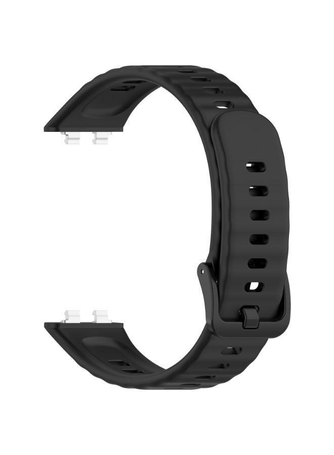 Yunpy 4 Pack Strap for Huawei Band 11/11 Pro, Soft Silicone Sport Breathable Watch Strap Wristbands for Women Men - Image 4