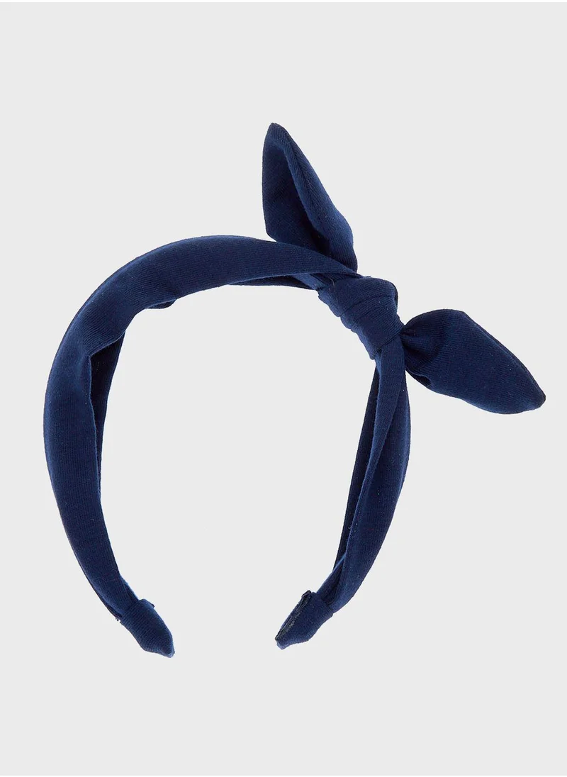 Claires Kids Knotted Bow Headband