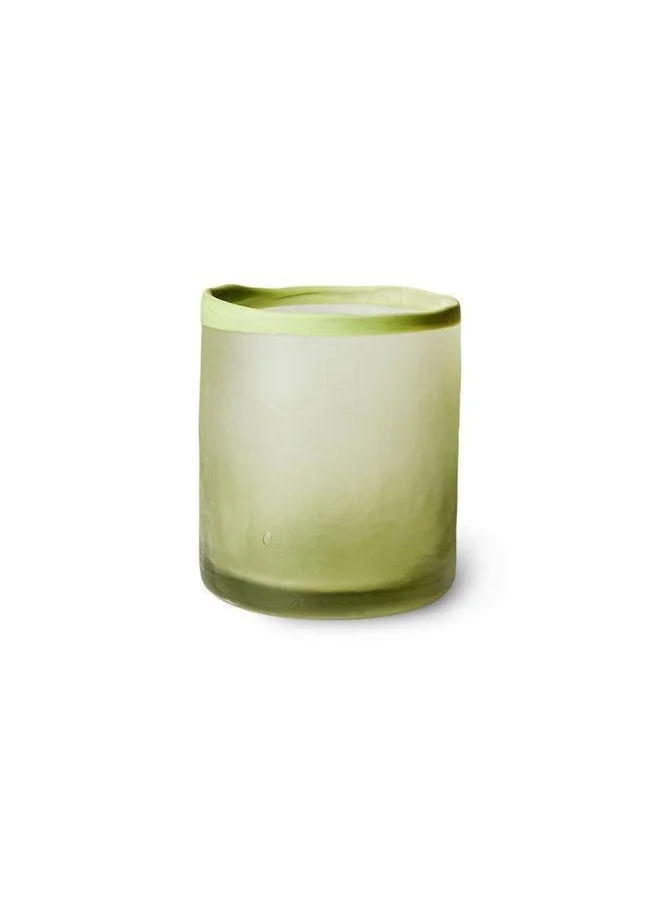 اتشكيهليفينج Olive Glass tea light candle holder