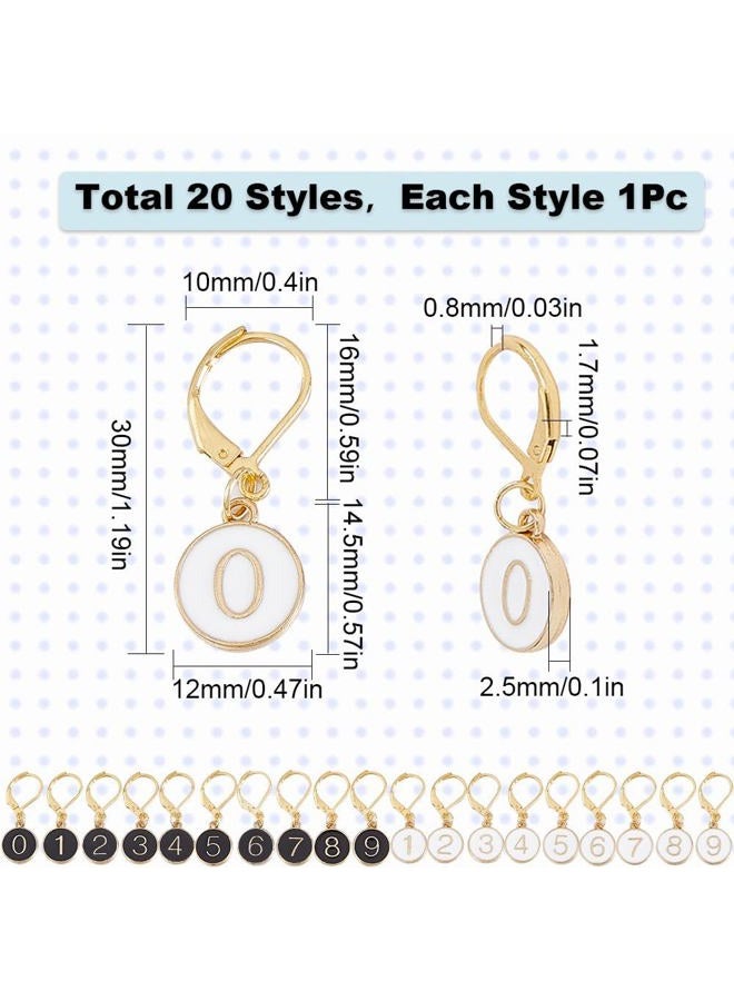 SUNNYCLUE Upgraded Gift Box and Hanging Loops Knitting Stitch Markers Crochet Stitch Markers Kit for Women Knitting Weaving Sewing Needleworks DIY Crafts, 1.18 inches, Alloy, Enamel, Stainless Steel - Image 2