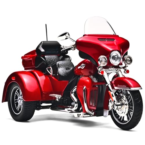 NOVAFUSION Kids Motorcycles Toy 19 CVO Diecast Motorcycle Model Kits for AdultsPull Back Toddler Motorcycle with Lights and SoundsToy Motorcycles for Kids Ages 48Red - Image 1