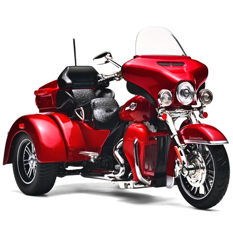 NOVAFUSION Kids Motorcycles Toy 19 CVO Diecast Motorcycle Model Kits for AdultsPull Back Toddler Motorcycle with Lights and SoundsToy Motorcycles for Kids Ages 48Red - Image 3