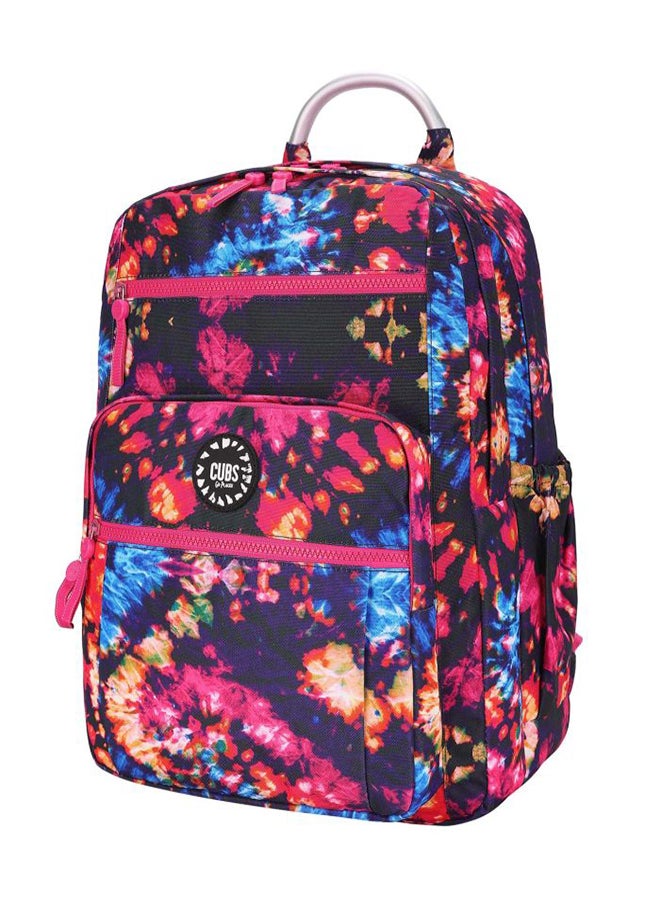 CUBS Tie Dyed Waterproof Kids 36L Backpack with zip closure Ideal for 8-15 years age group, Compatible with 15" Laptop - Image 2