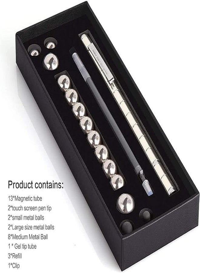 OTIPORTER __ Magnetic Pen Fidget Pen Decompression Magnetic Toy Pen Teenage Girls Boys-Toy Pen Decompression Modular Tools For 8-12 Years Old, Novelty Toy Gift for Kids or Friends (Pack Of 1) - Image 3