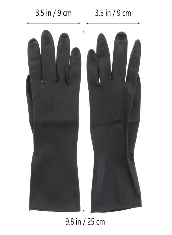 Uonlytech Salon Hair Dye Gloves Black Hair Coloring Gloves Reusable Gloves for Hair for Home and Salon Hair Dyeing - Image 2