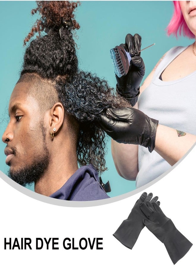 Uonlytech Salon Hair Dye Gloves Black Hair Coloring Gloves Reusable Gloves for Hair for Home and Salon Hair Dyeing - Image 3