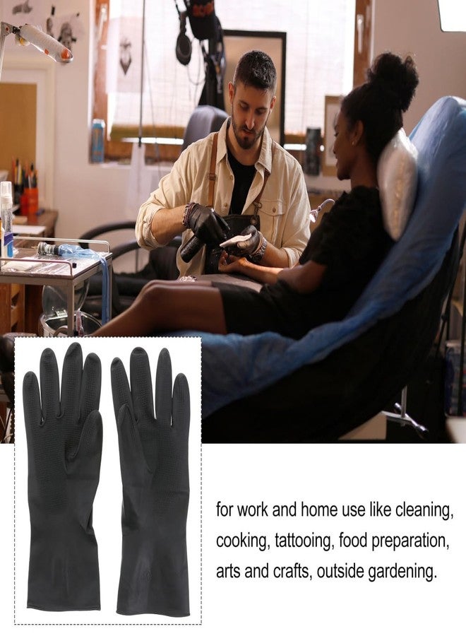 Uonlytech Salon Hair Dye Gloves Black Hair Coloring Gloves Reusable Gloves for Hair for Home and Salon Hair Dyeing - Image 4
