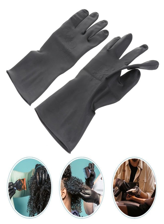 Uonlytech Salon Hair Dye Gloves Black Hair Coloring Gloves Reusable Gloves for Hair for Home and Salon Hair Dyeing - Image 5