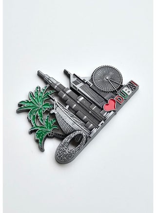 Premium Metal Fridge Magnets Dubai Souvenir featuring high-quality detailing, strong magnetic hold, and durable metal construction—ideal for gifting, collecting, or decorating your fridge and workspace. - view 2