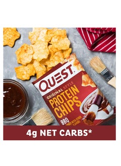 QUEST NUTRITION Quest Protein Chips BBQ pack  8 - 1.1oz (32g) bags  - Image 2