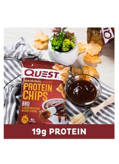 QUEST NUTRITION Quest Protein Chips BBQ pack  8 - 1.1oz (32g) bags  - Image 5
