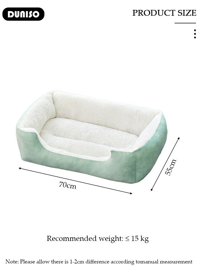 DUNISO Bed for Dogs,Dog Crate Bed,Washable Dog Bed,Pet Beds for Large Dogs,Medium Dog Bed,Dog Beds Medium Sized Dog,Dog Bed for Crate,Dog Sofa Bed,Dog Bed Small,Cute Cat Bed,Pet Bed,Autumn and Winter - Image 3