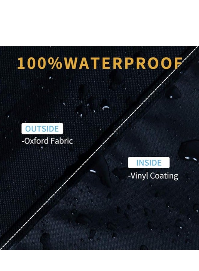 Hamood Hamood, , Easy-Going Outdoor TV Cover for 60 to 65 inches LCD, LED, protection for your television from rain, dust, wind and sunlight  Screen Protectors with Cleaning Cloth (60'' to 65'' inch,Black Provide Year-Round Protection for Your Television - Image 3