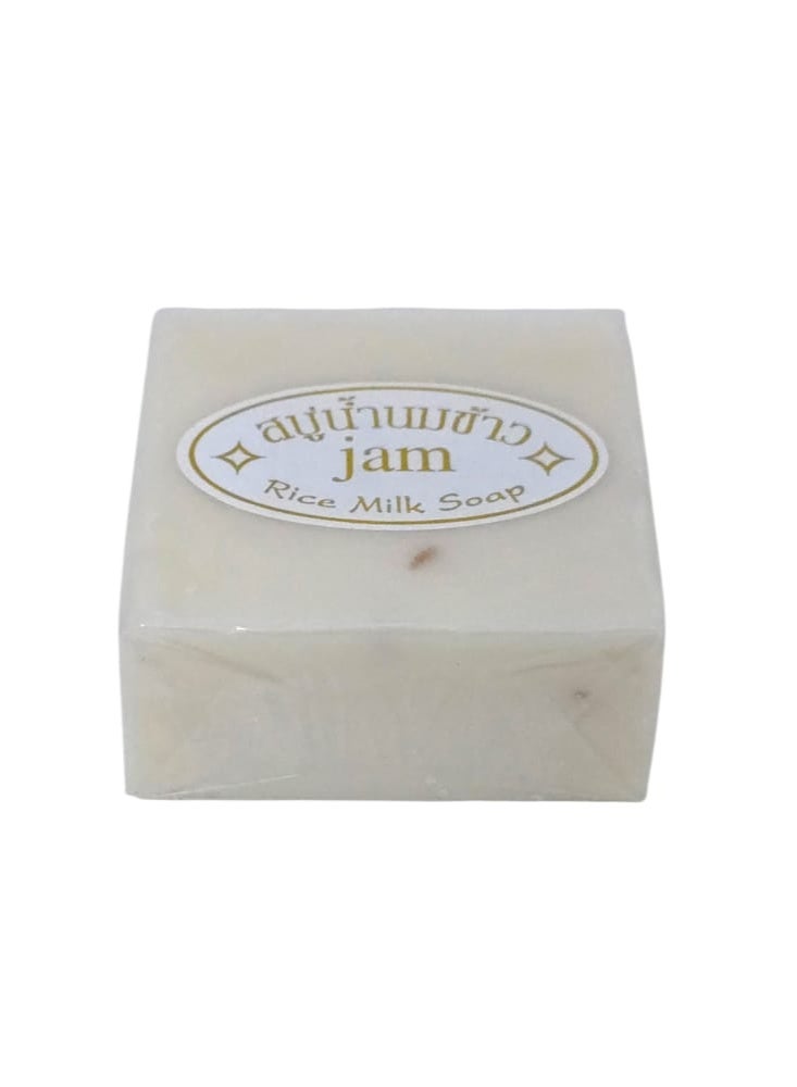 جام صابون حليب الأرز المصنوع يدويًا *265 جرامًا - Image 2