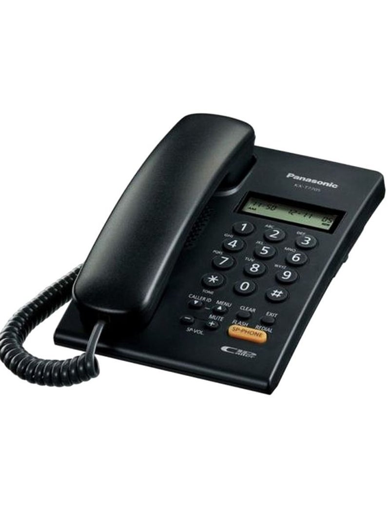 Panasonic Corded Landline Phone With Caller ID Black KX-T7705SX - Image 5